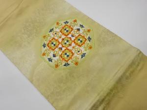 リサイクル　華紋模様織出し名古屋帯